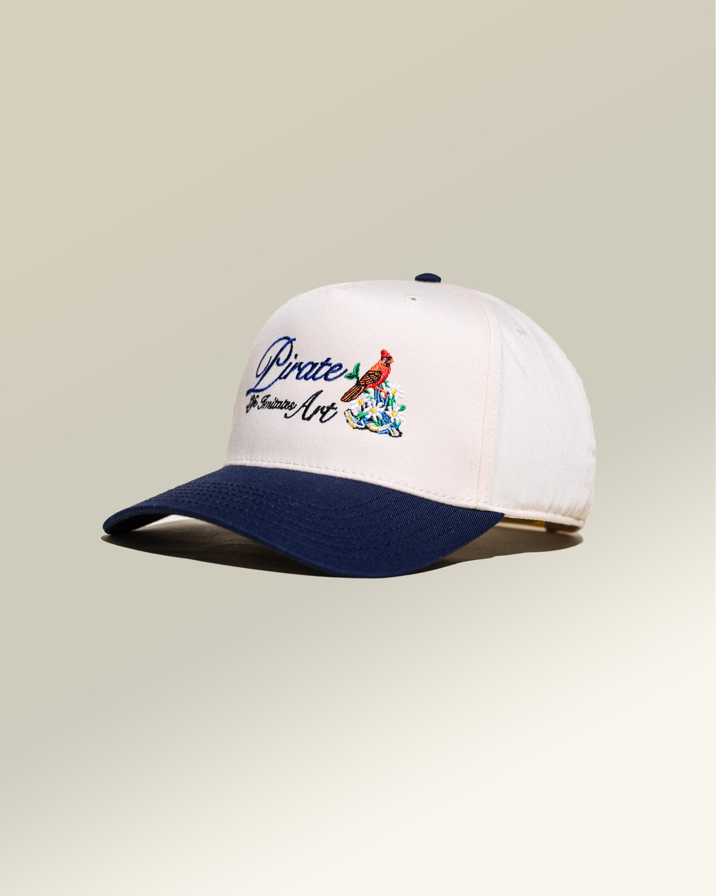 Pirate Life Imitates Art Hat (Cream/Navy)