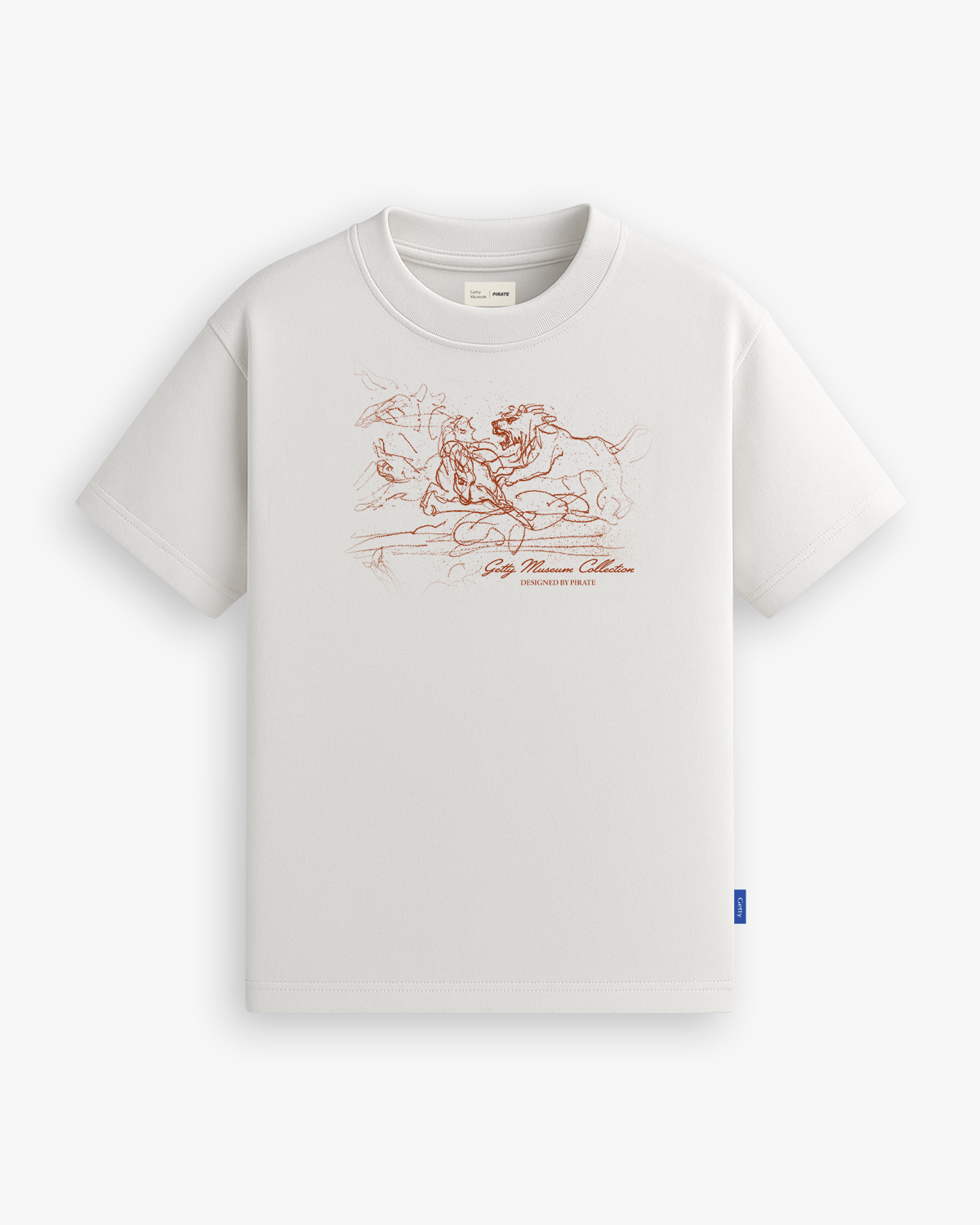 Getty x Pirate Lion Hunt Tee (Off White)