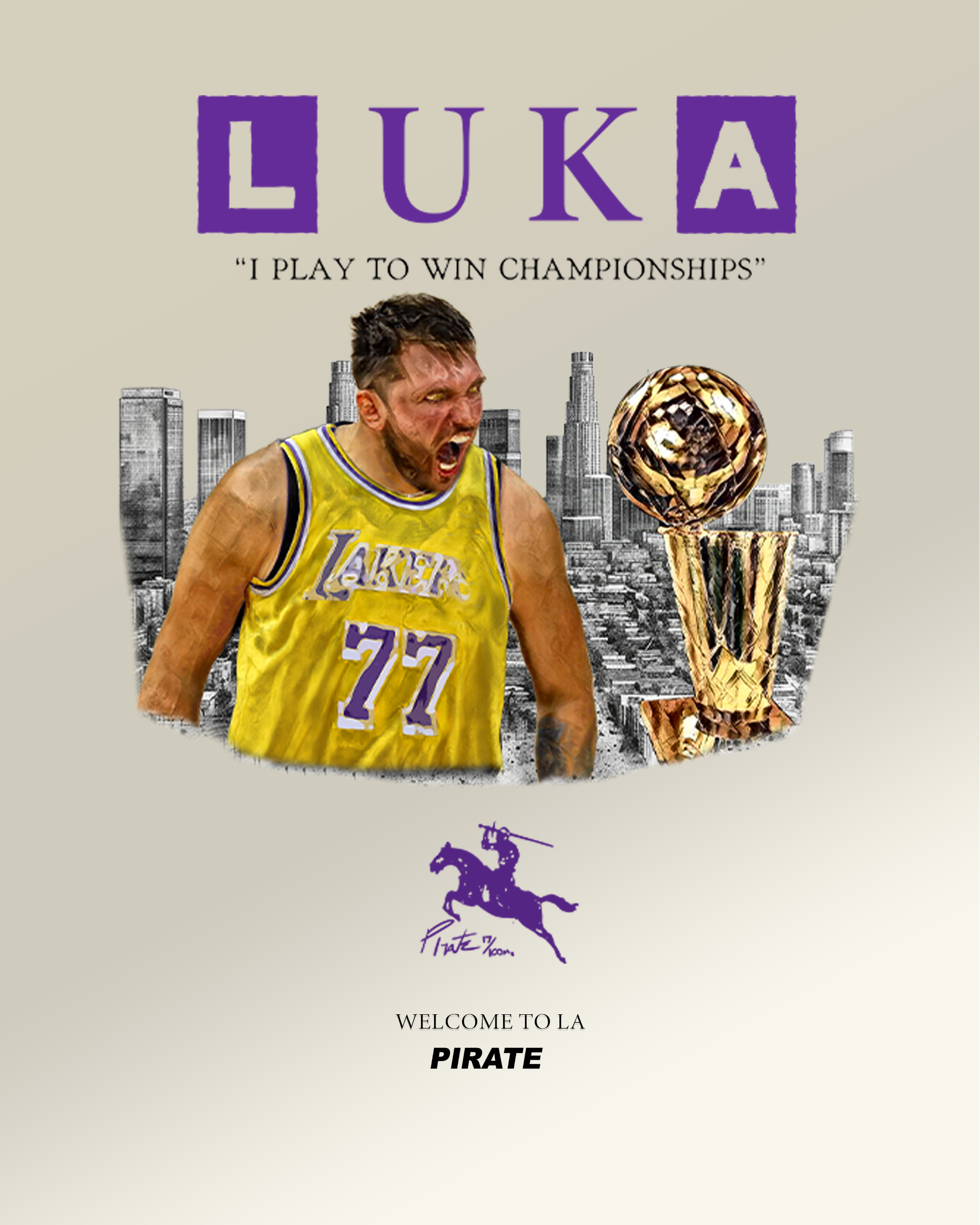 Pirate LUKA Tee (Off White)