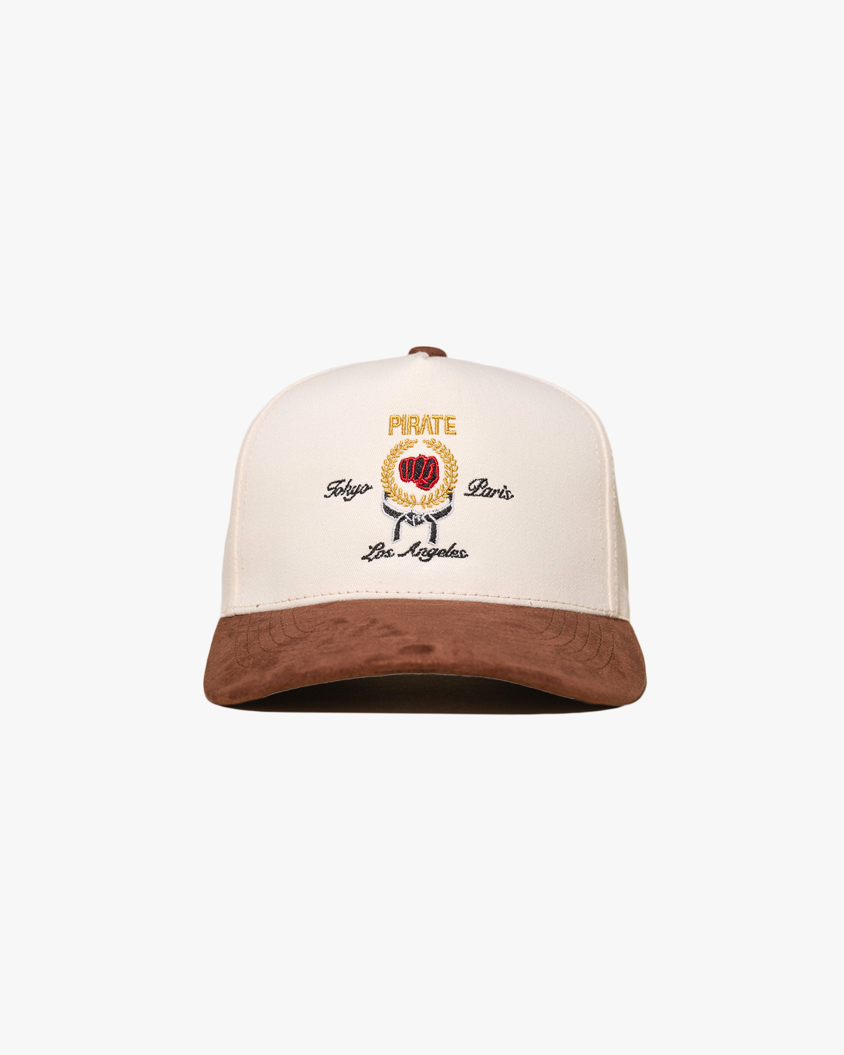 World Fighter Hat (Cream/Brown)