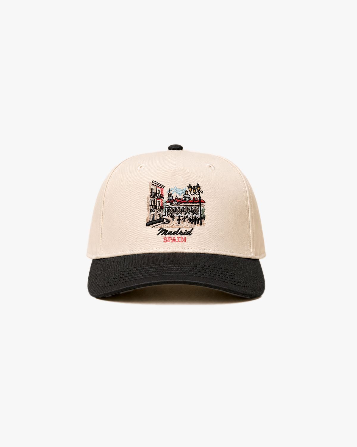 The Madrid Terrace Hat (Cream/Black)