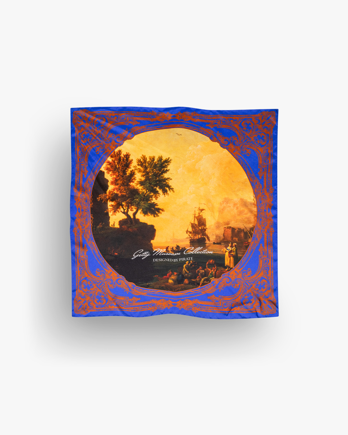 Getty Museum x Pirate Mediterranean Harbor Scene Bandana
