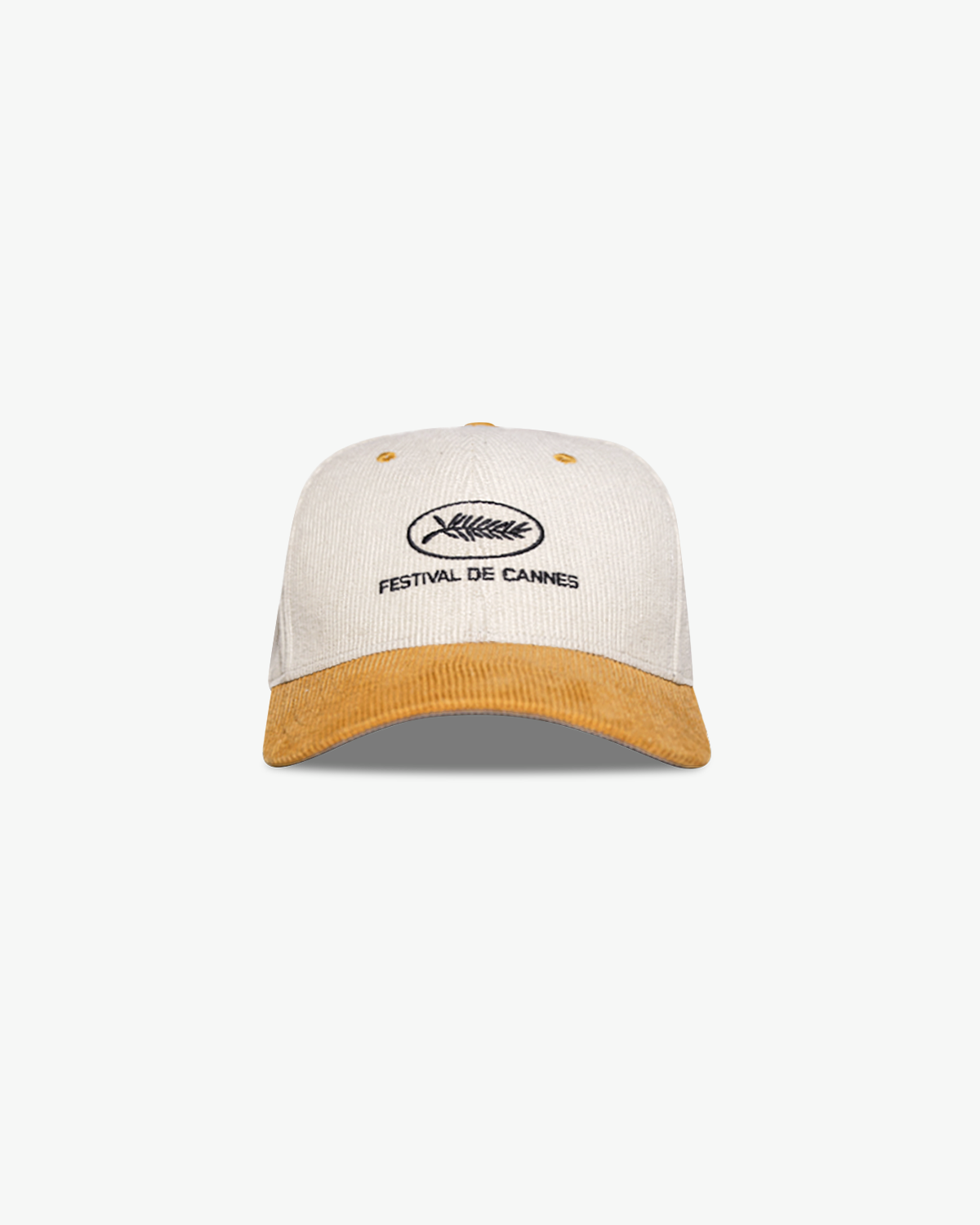 Pirate Cannes Corduroy Hat (Cream/Canary Yellow)