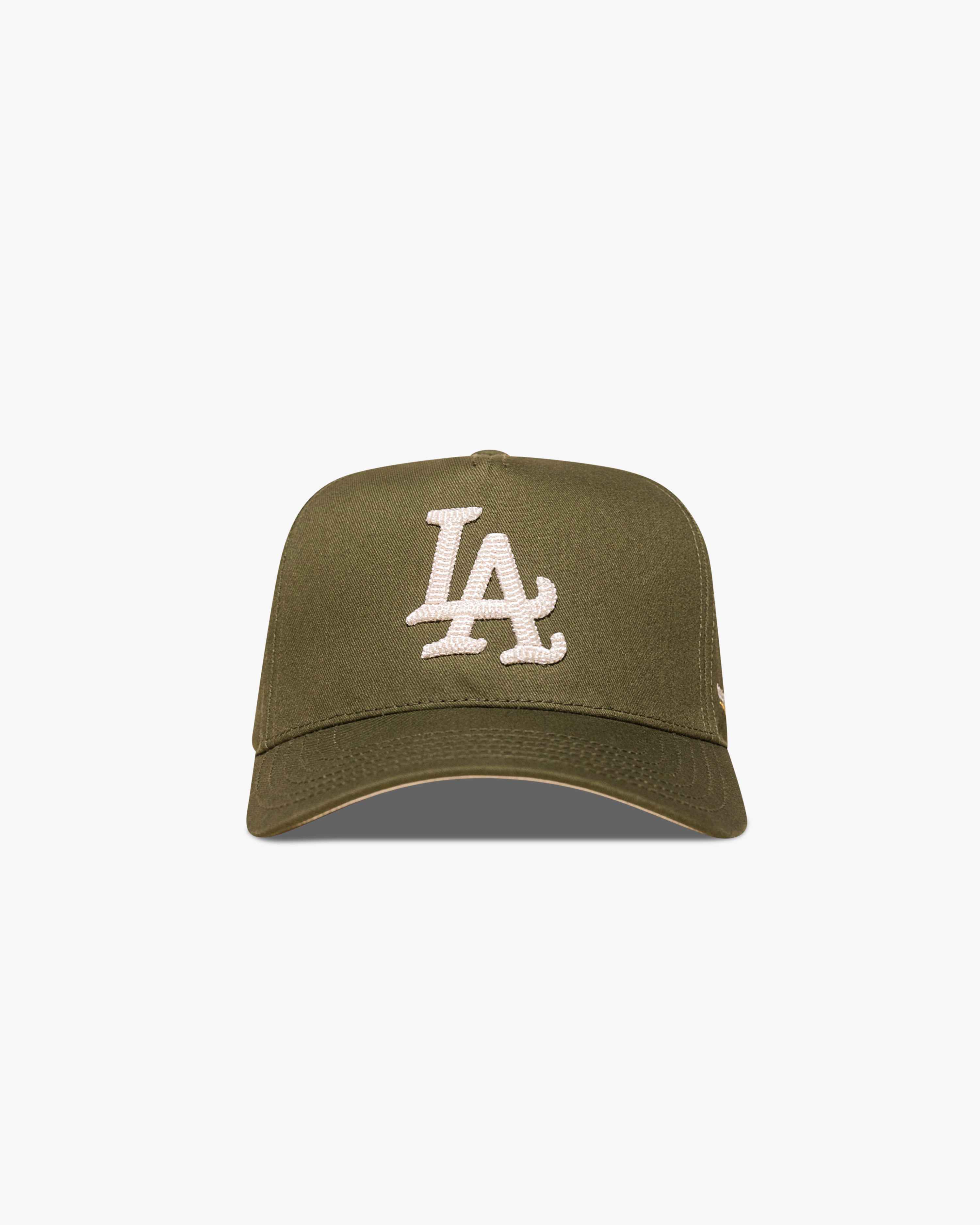Pirate "LA" Chain Stitch Hat (Olive)