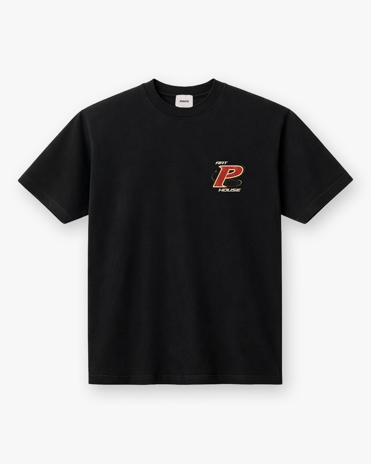 The Art House P Tee (Pirate Black)
