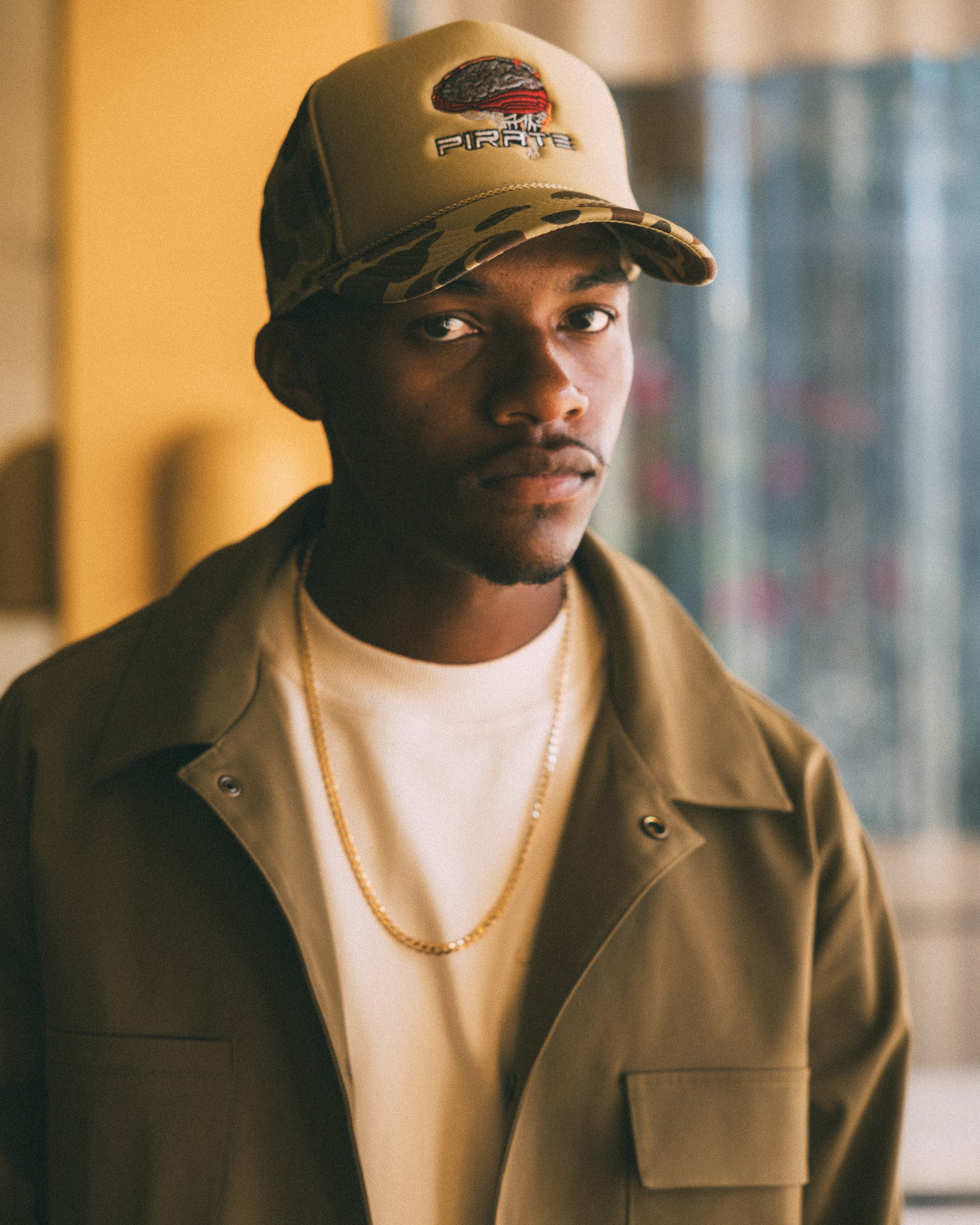 Pirate Cerebro Trucker Hat (Camouflage)