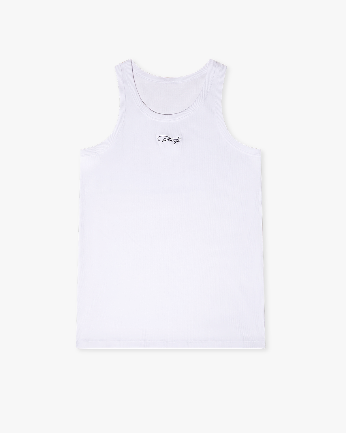 Pirate Branded Rib Singlet (White)