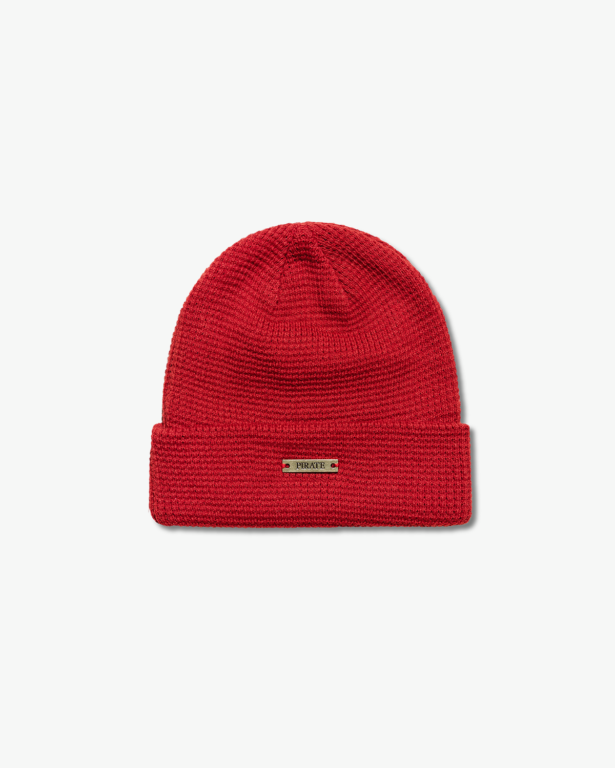 Pirate Waffle Beanie (Red)