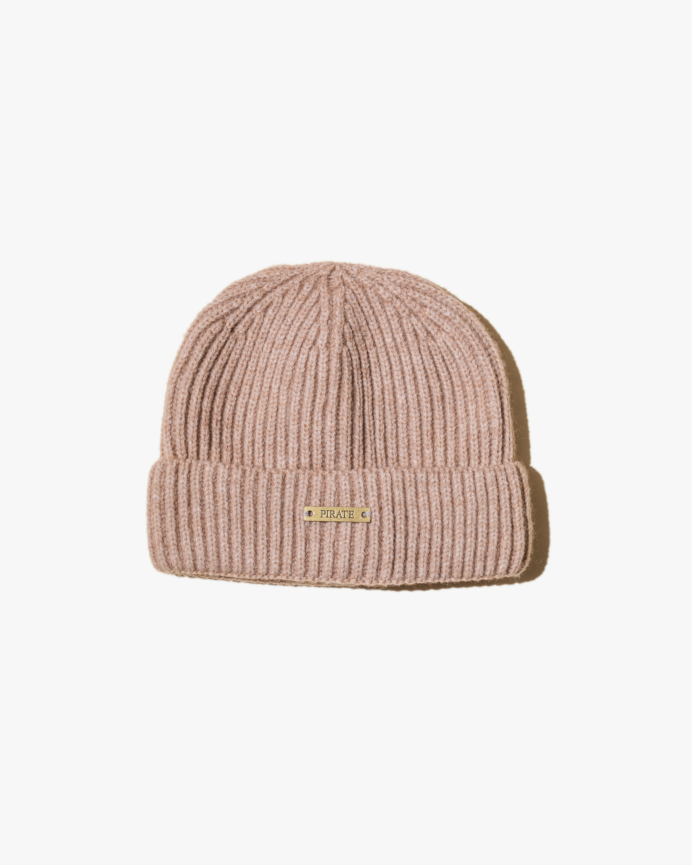 Pirate Ribbed Beanie (Sandstone)