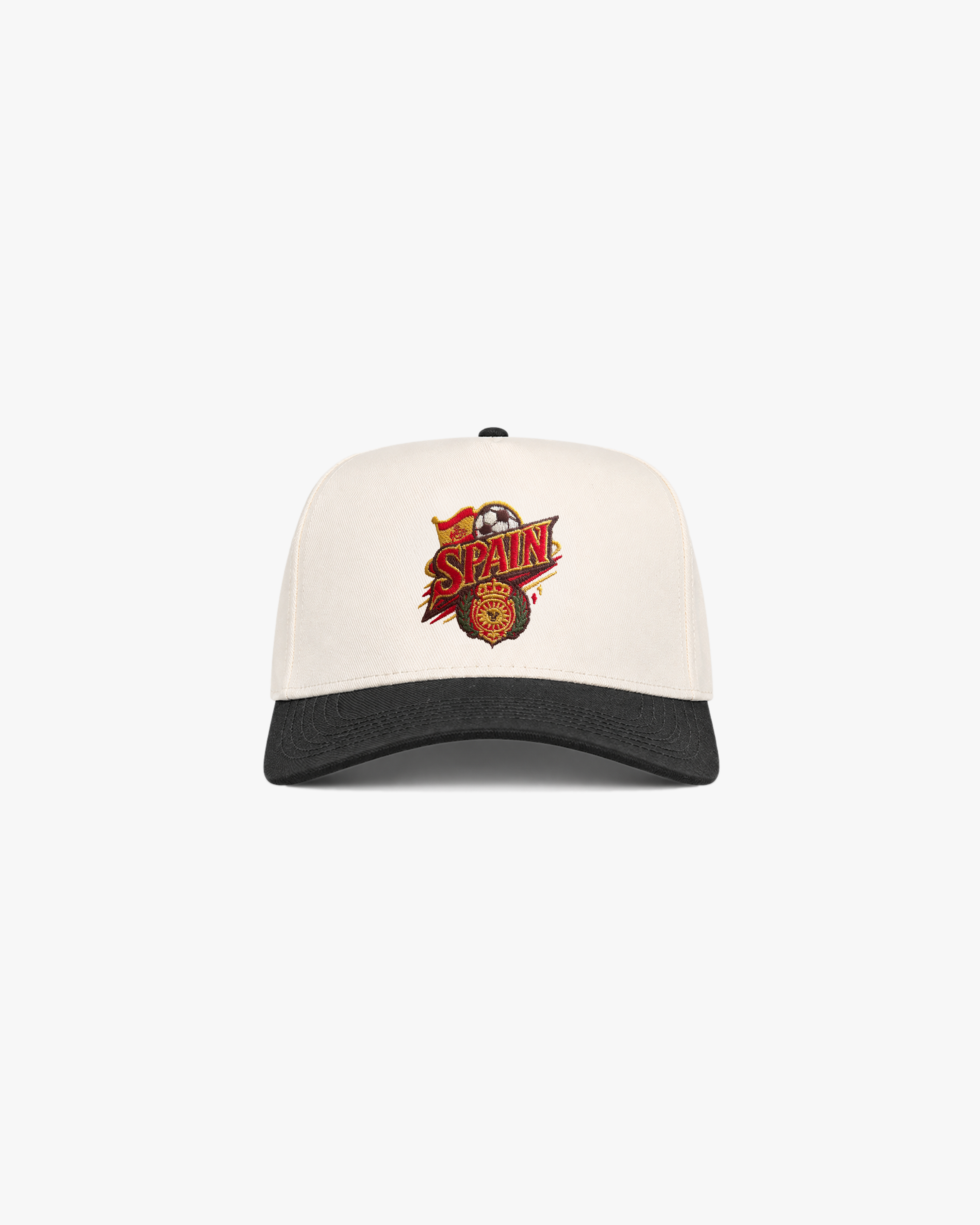 Spain Crest Hat (Cream/Black)