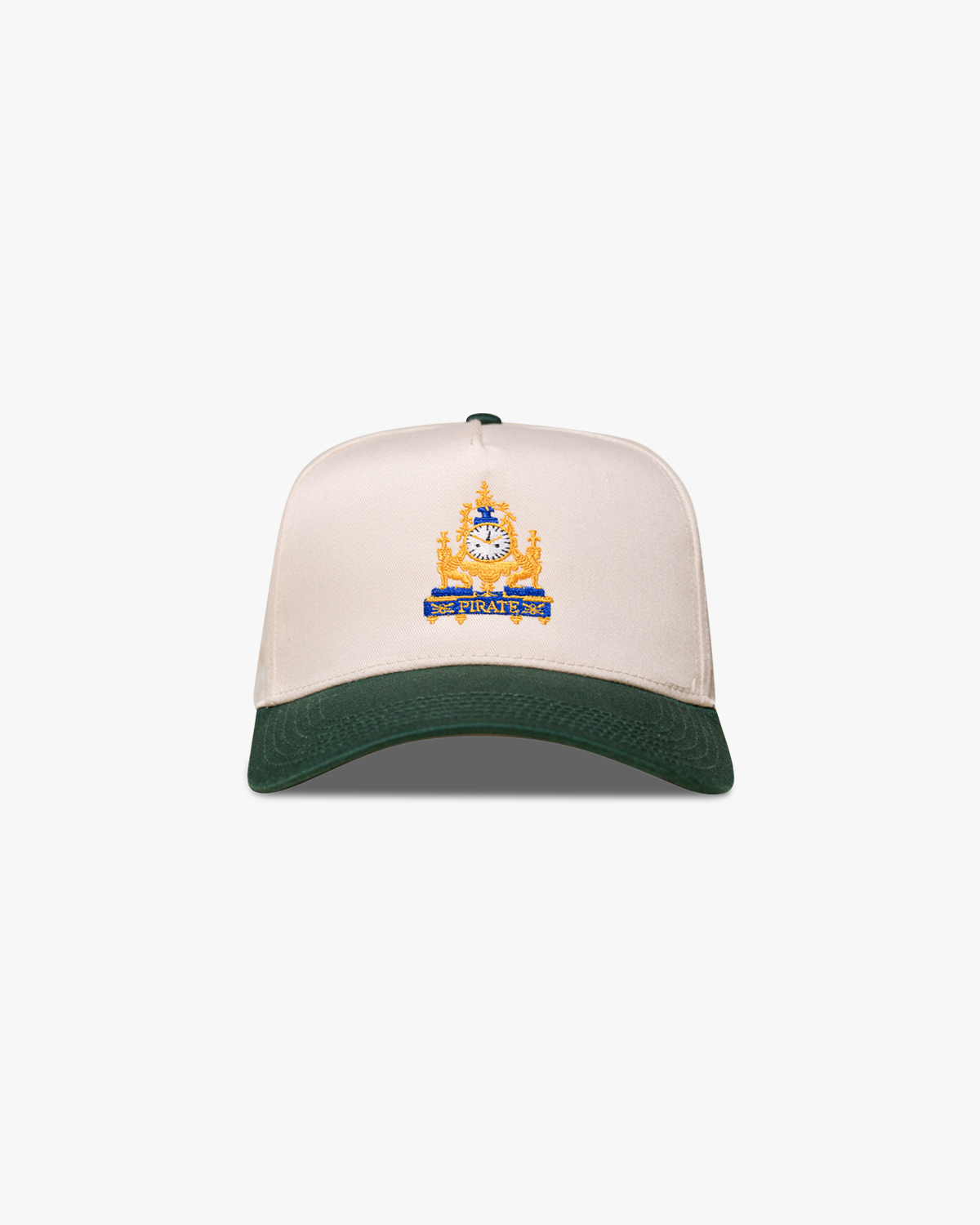 Pirate Tower Clock Hat (Cream/Green)