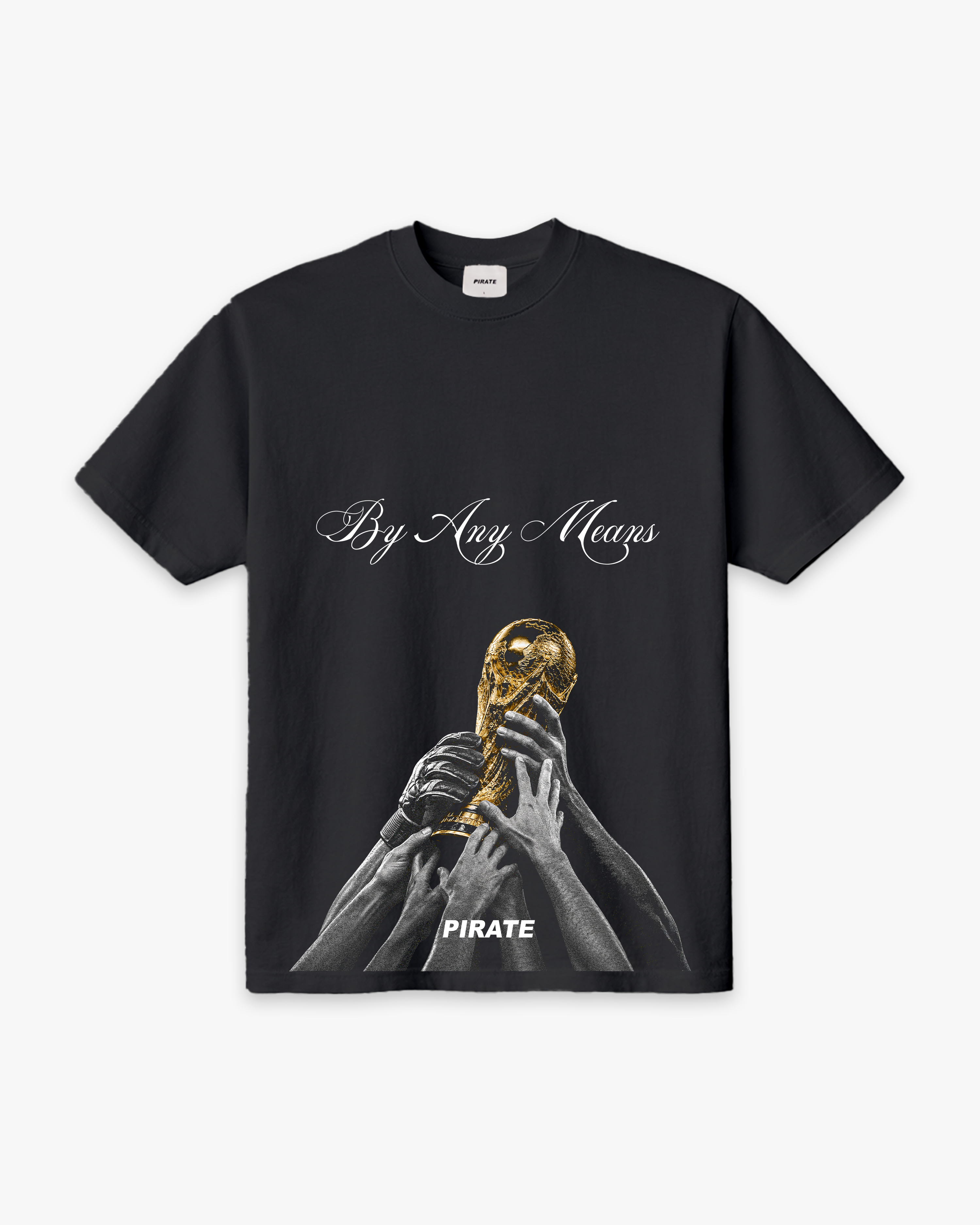 By Any Means Trophy Tee (Black)