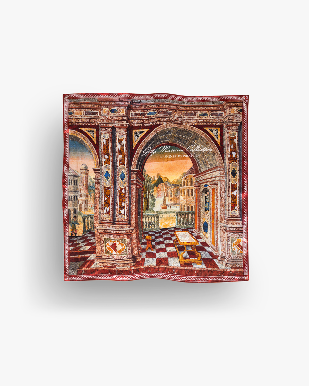 Getty Museum x Pirate Architectural Scene & Frame Bandana