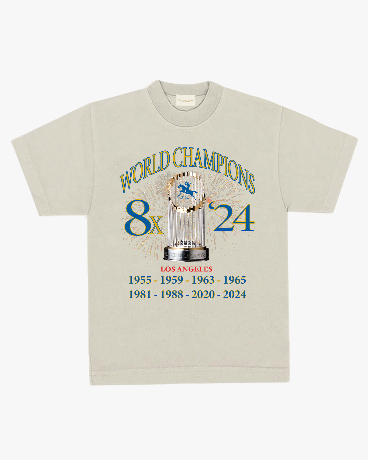 Pirate 8x Champion T-Shirt (Cream)