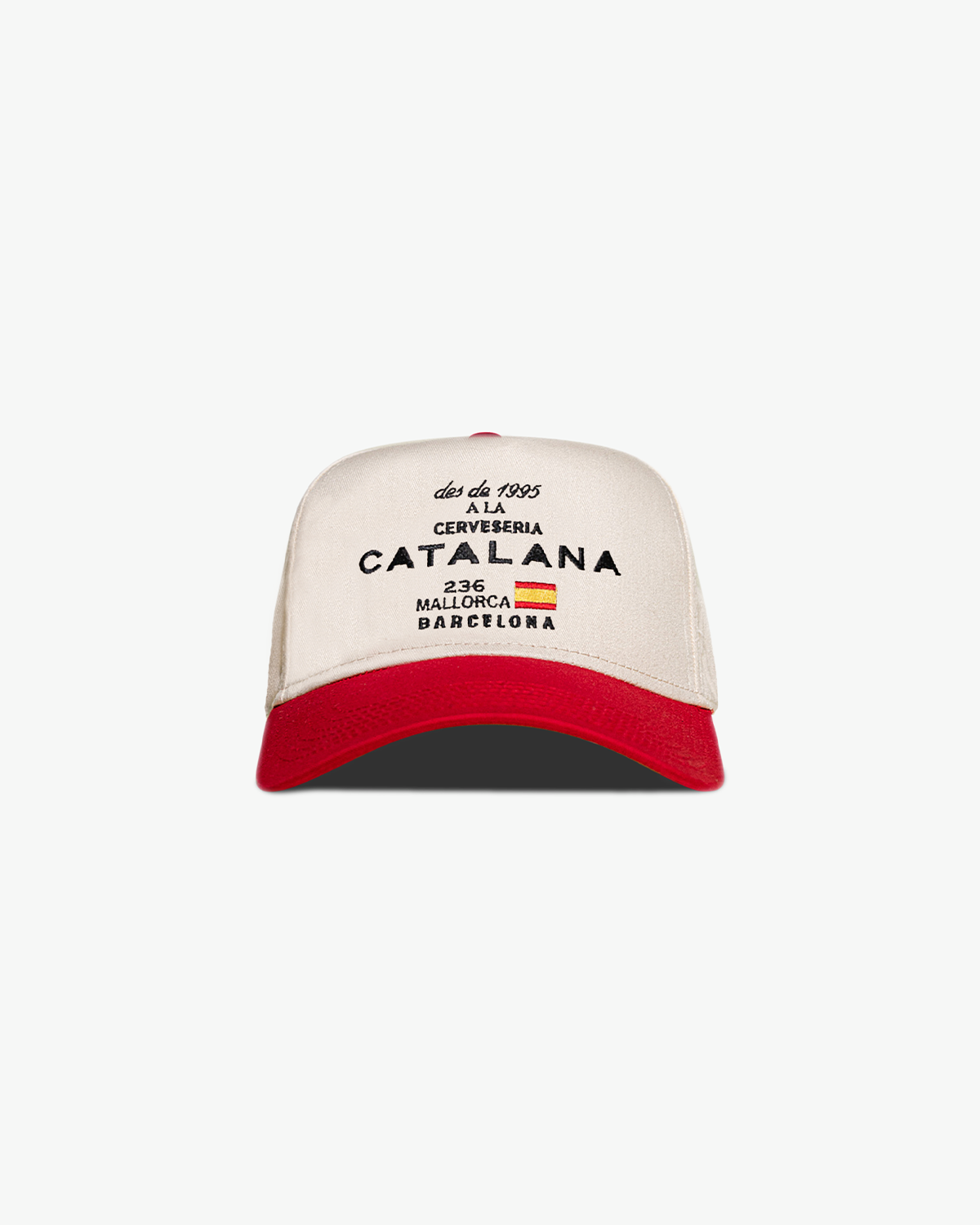 Pirate Barcelona Hat (Cream/Red)