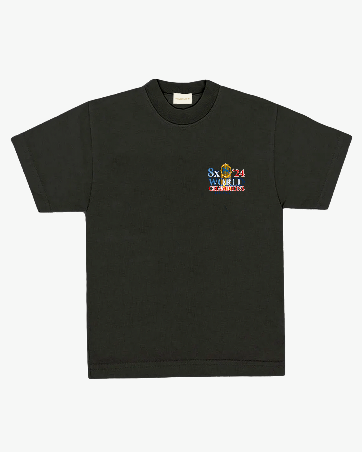 Pirate 8x'24 Left Chest T-Shirt (Pirate Black)