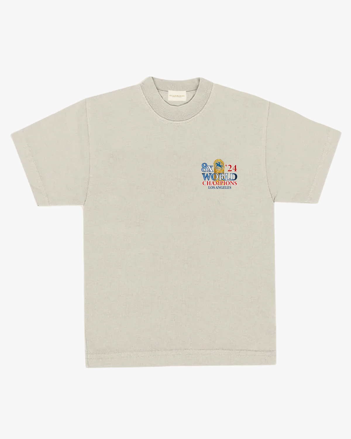 Pirate 8x'24 Left Chest T-Shirt (Cream)