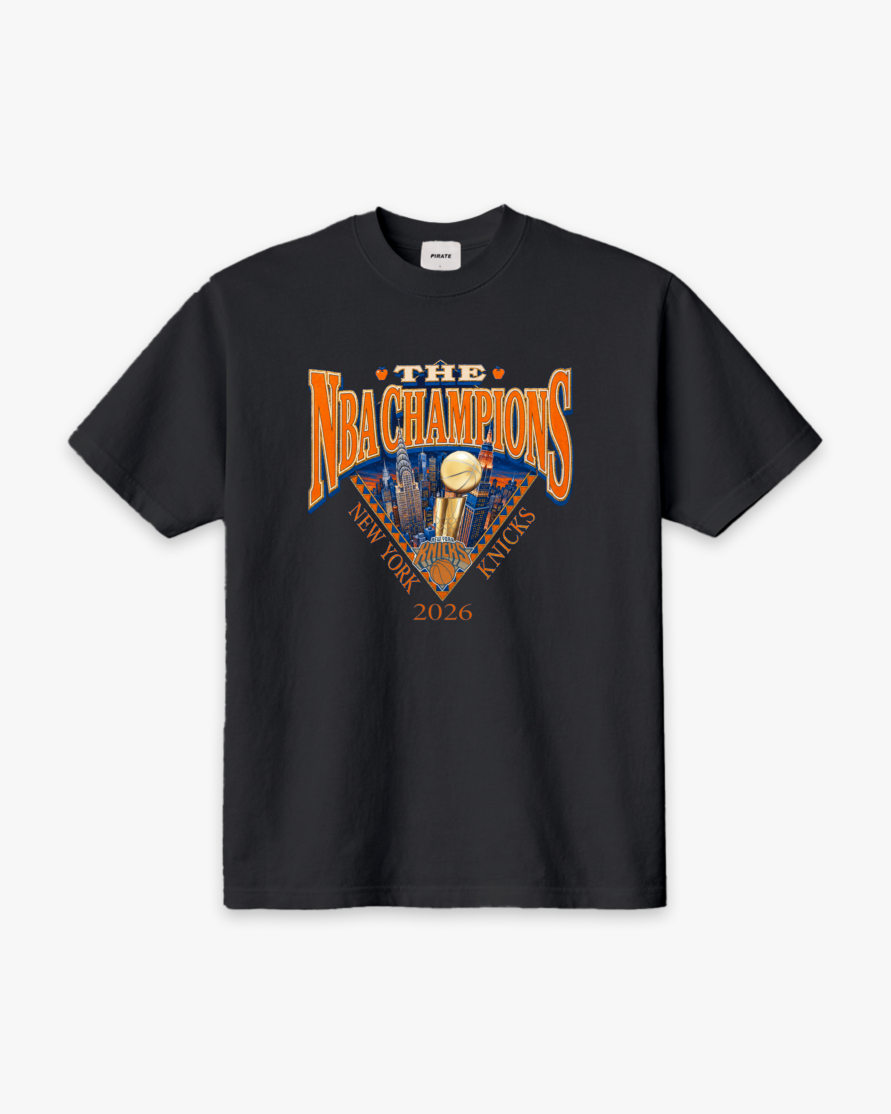 New York 2026 Champions Tee (Pirate Black)