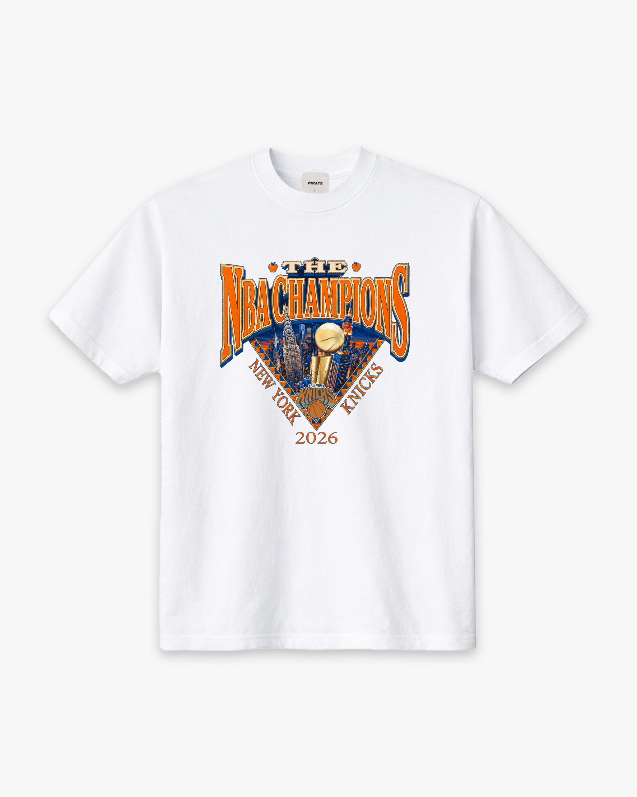 New York 2026 Champions Tee (White)