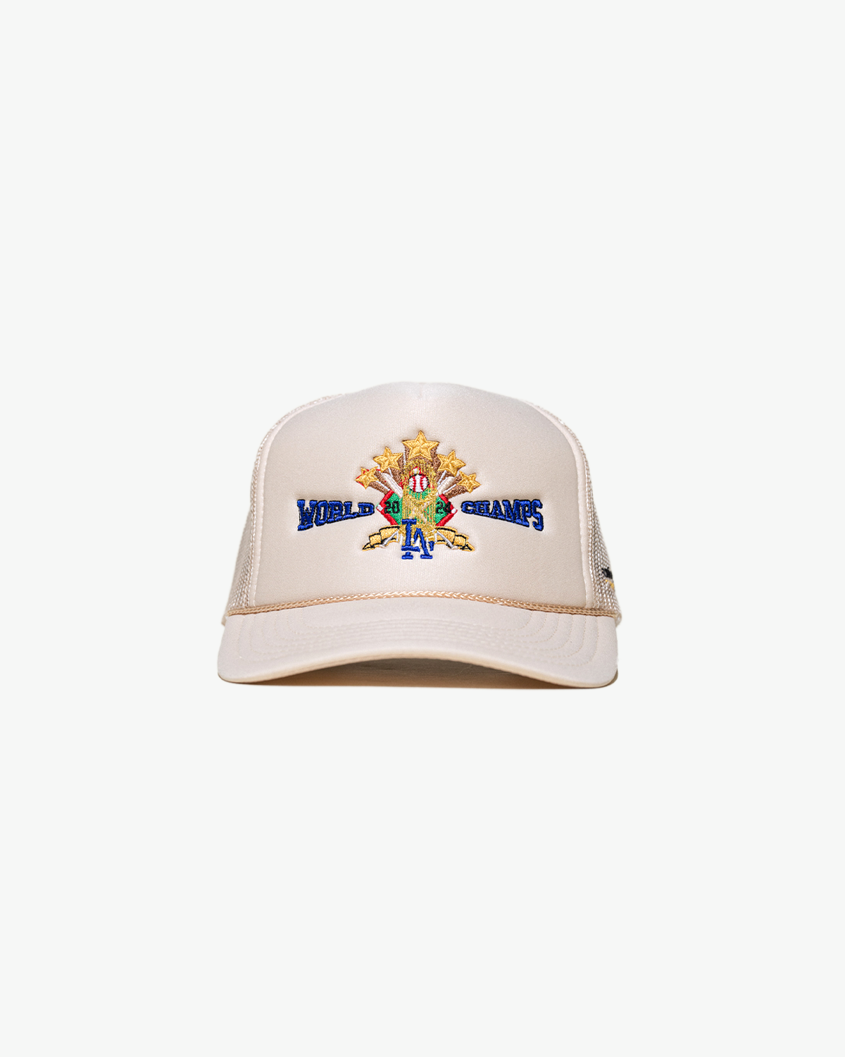 Pirate World Champs Trucker Hat (Cream)