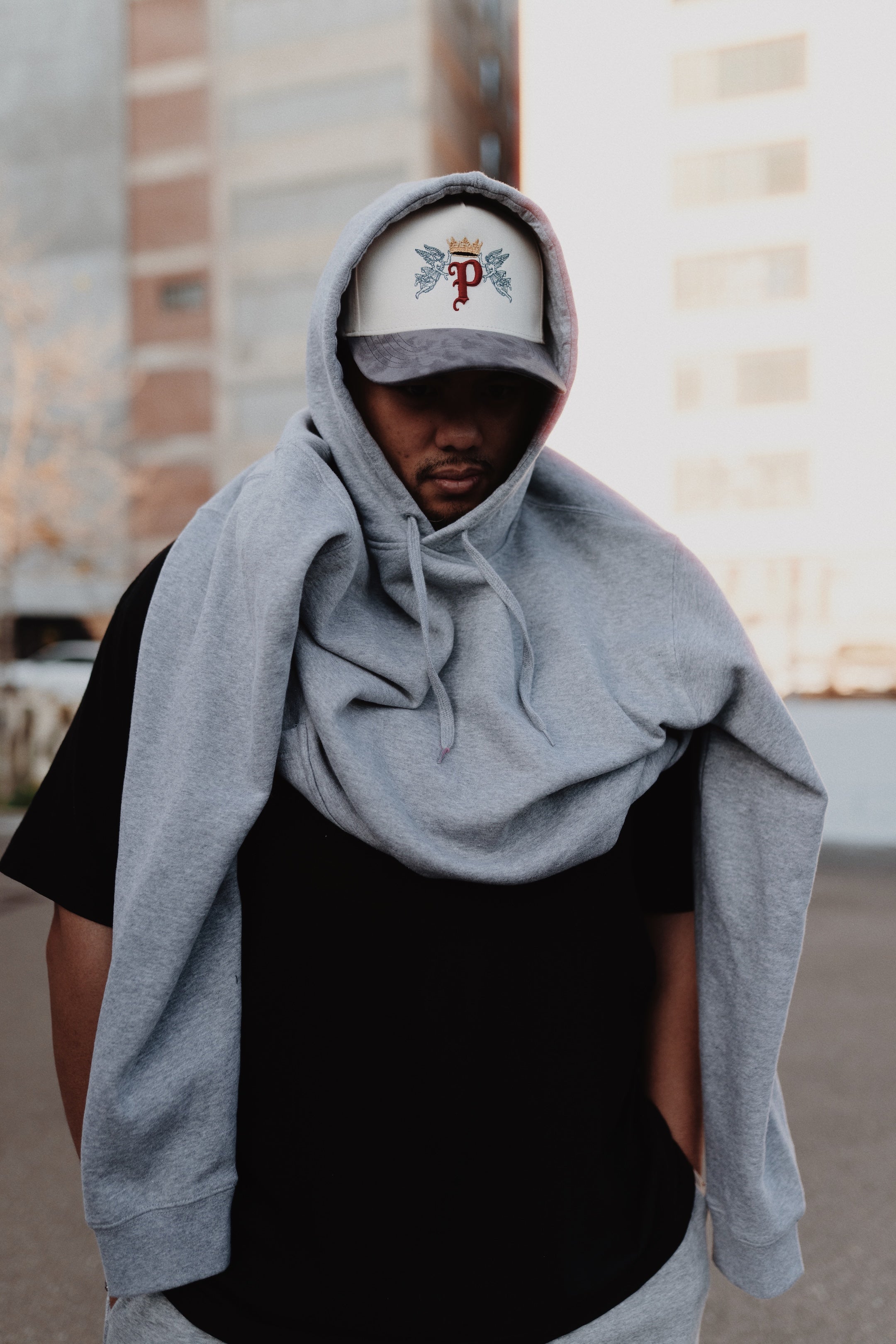 Pirate Angel P Hat (Cream/Grey)