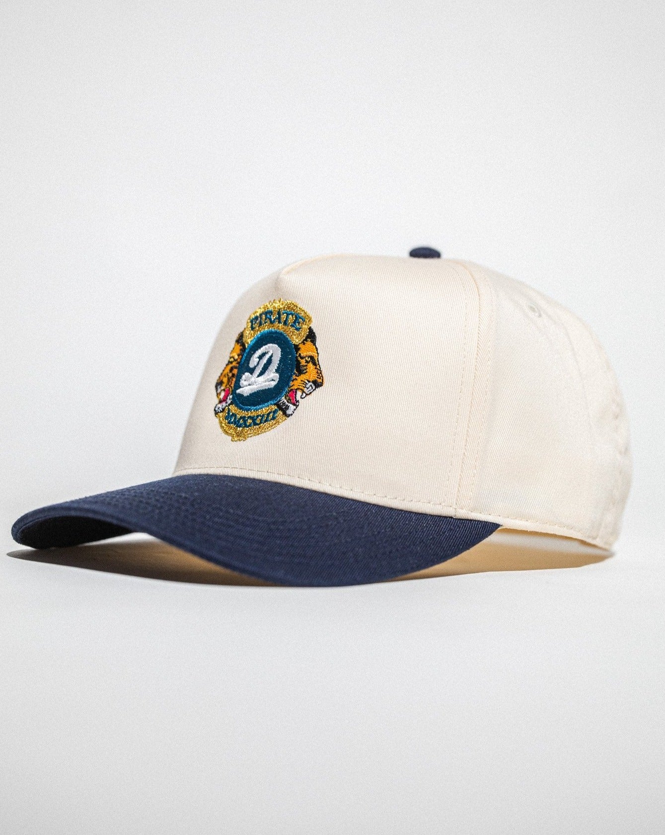 Dreamville by Pirate Two Headed Lion Hat (Cream/Navy)