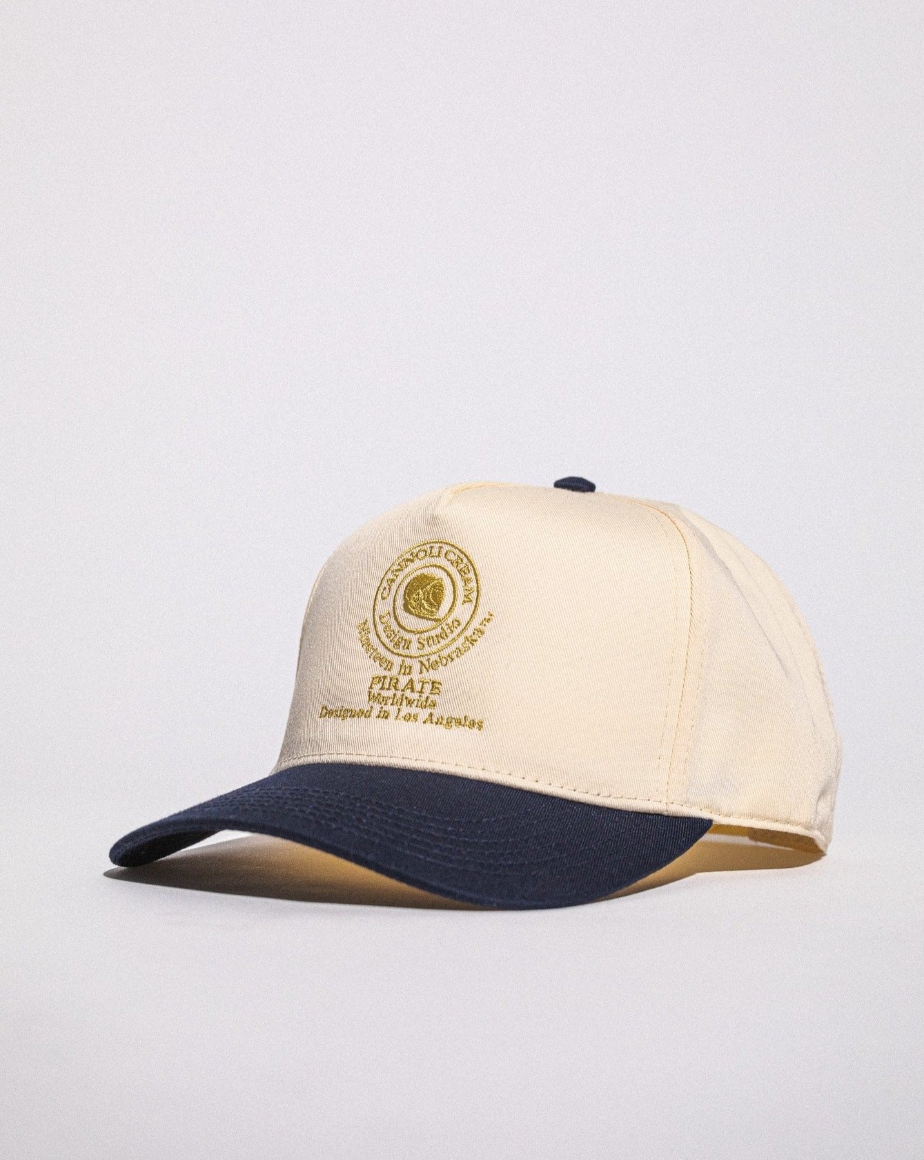 Pirate Cannoli Cream Design Studio Hat (Cream/Navy)