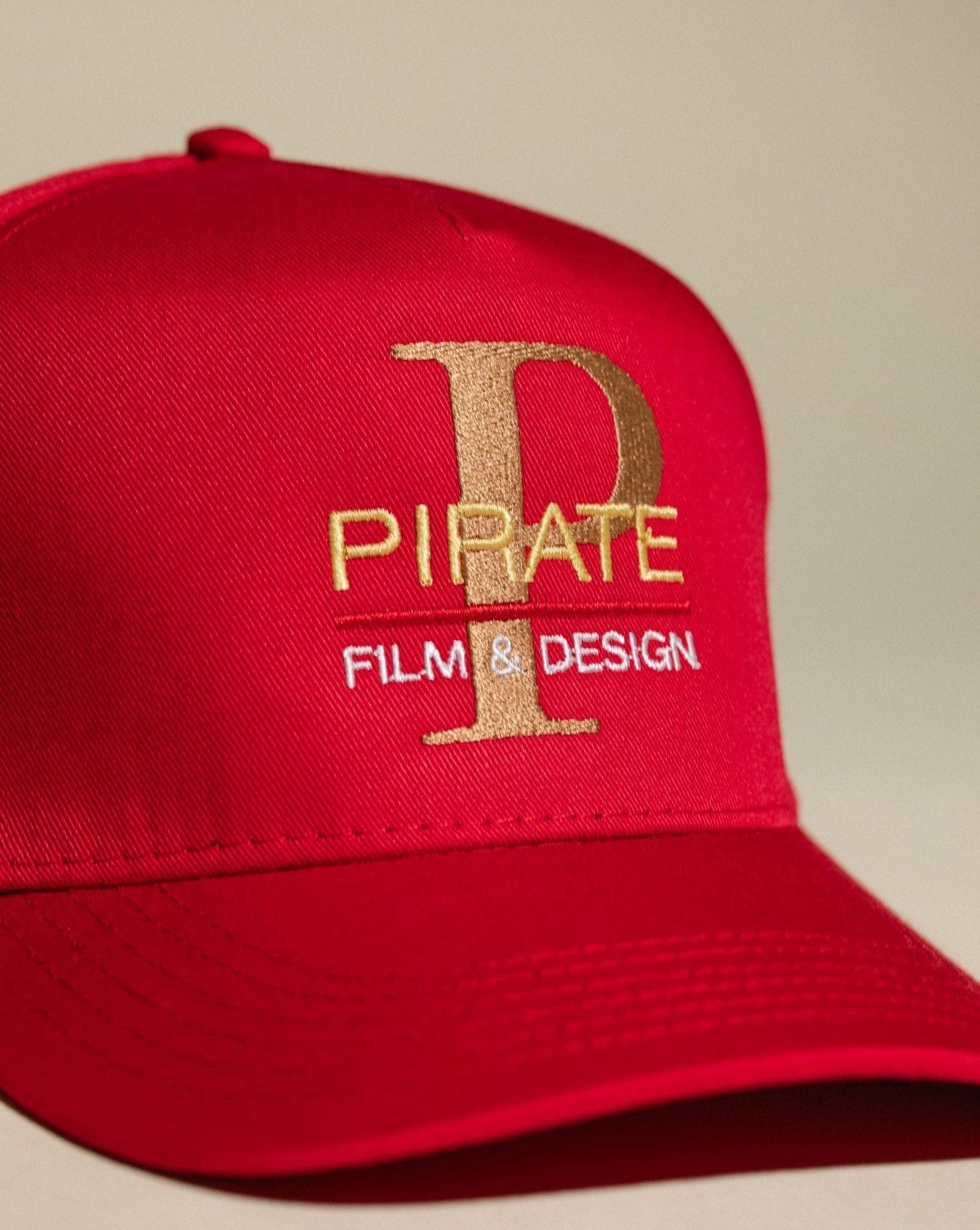 Pirate Film & Design Hat (Red)