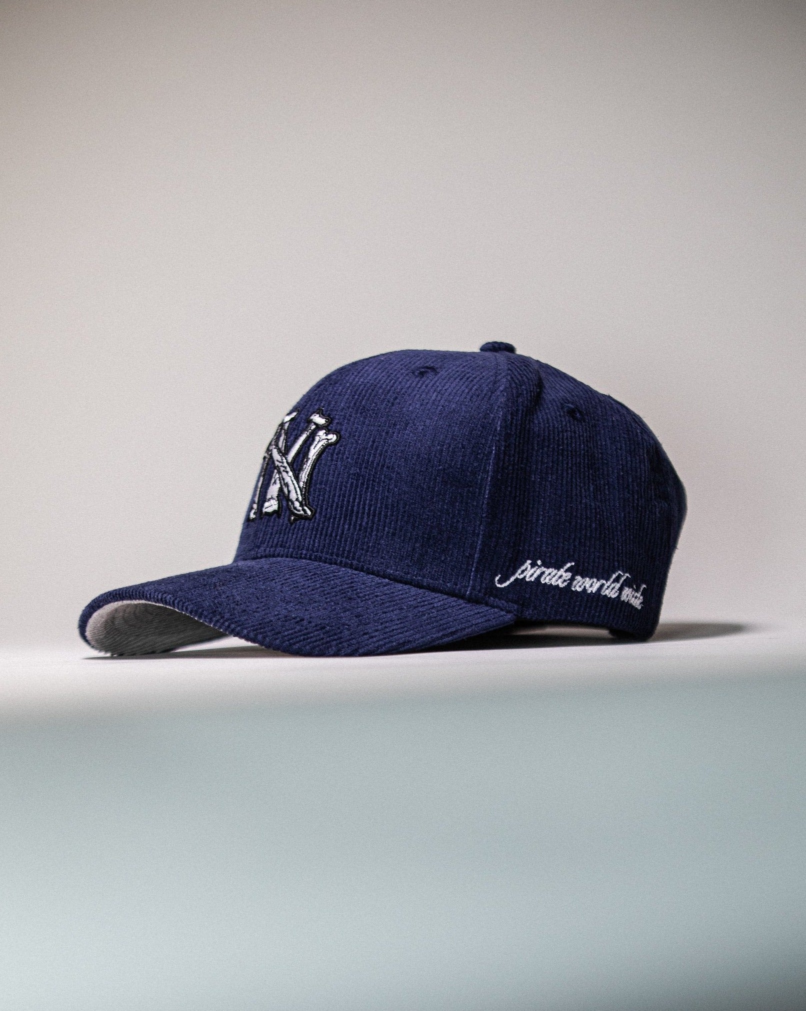 Pirate NY Corduroy Hat (Navy)