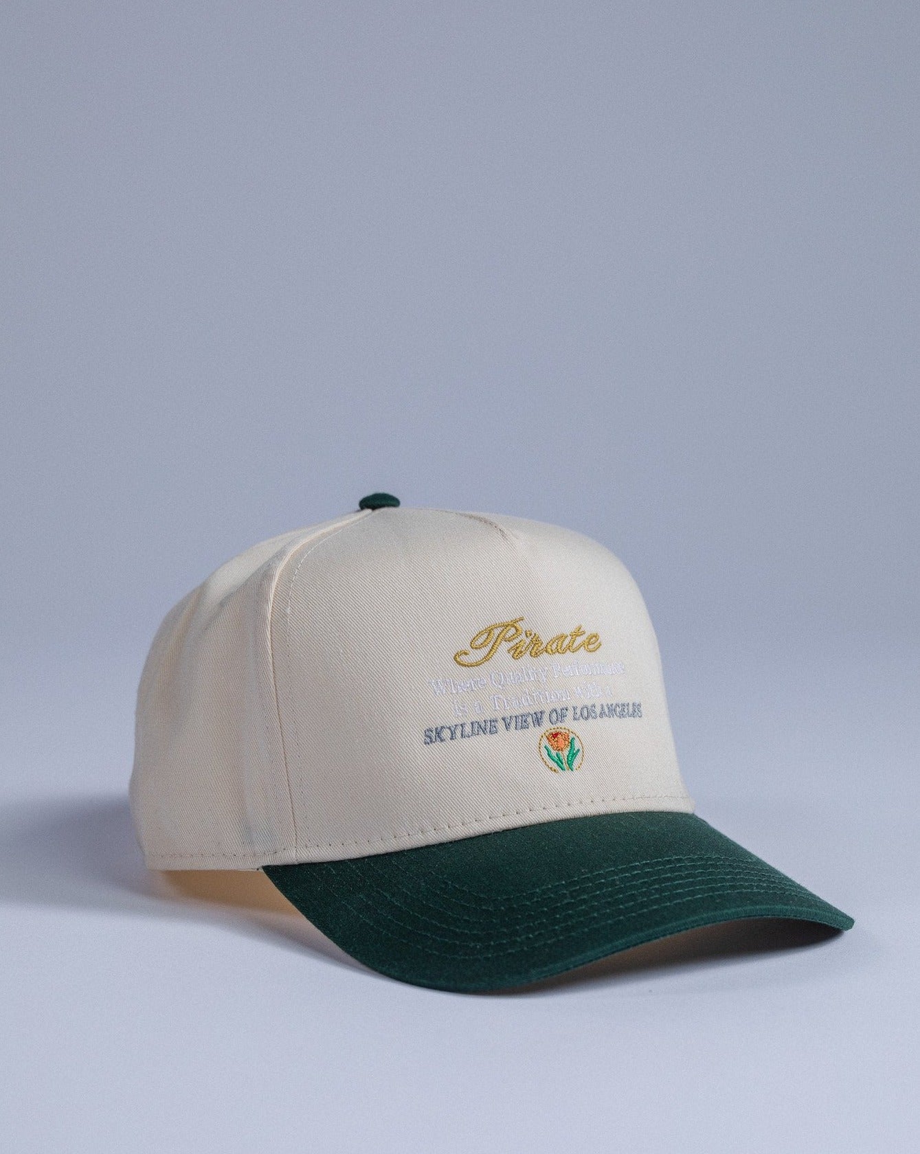 Pirate Skyline View Hat (Cream/Green)