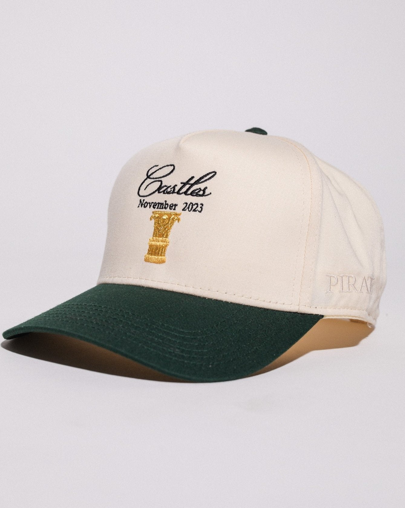 Pirate Castles Hat (Cream/Emerald Green)