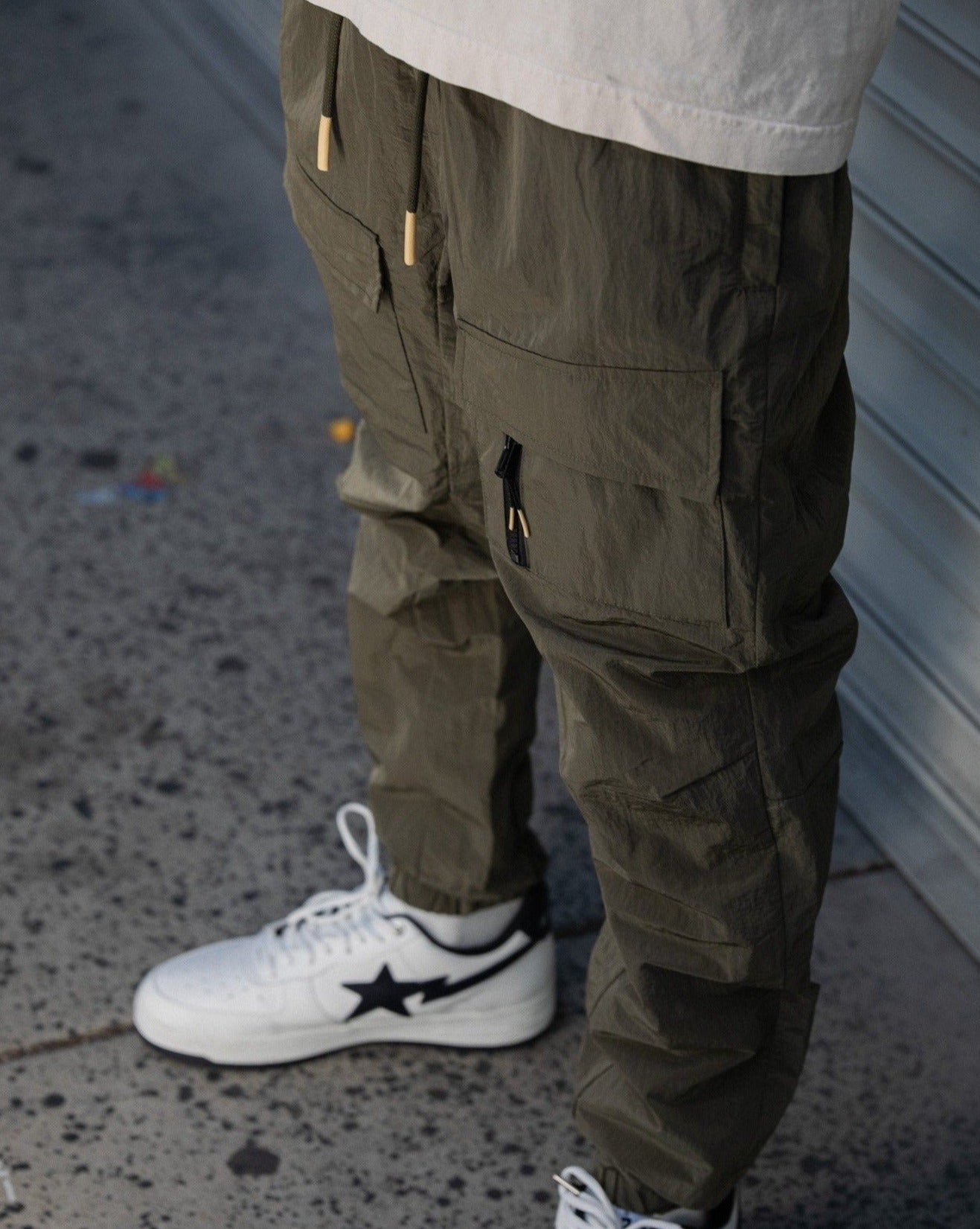 Pirate Hilltop Nylon Pant (Olive)