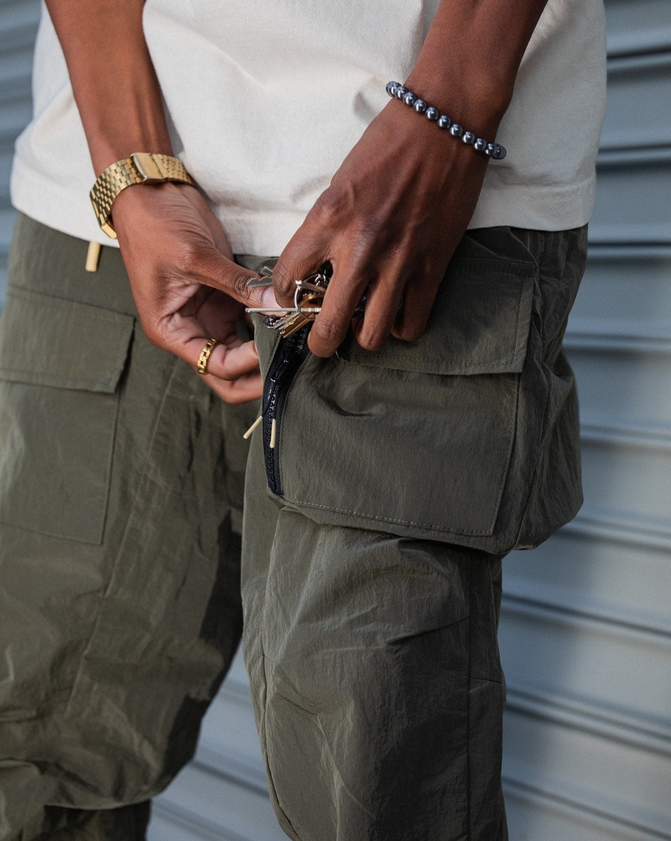 Pirate Hilltop Nylon Pant (Olive)