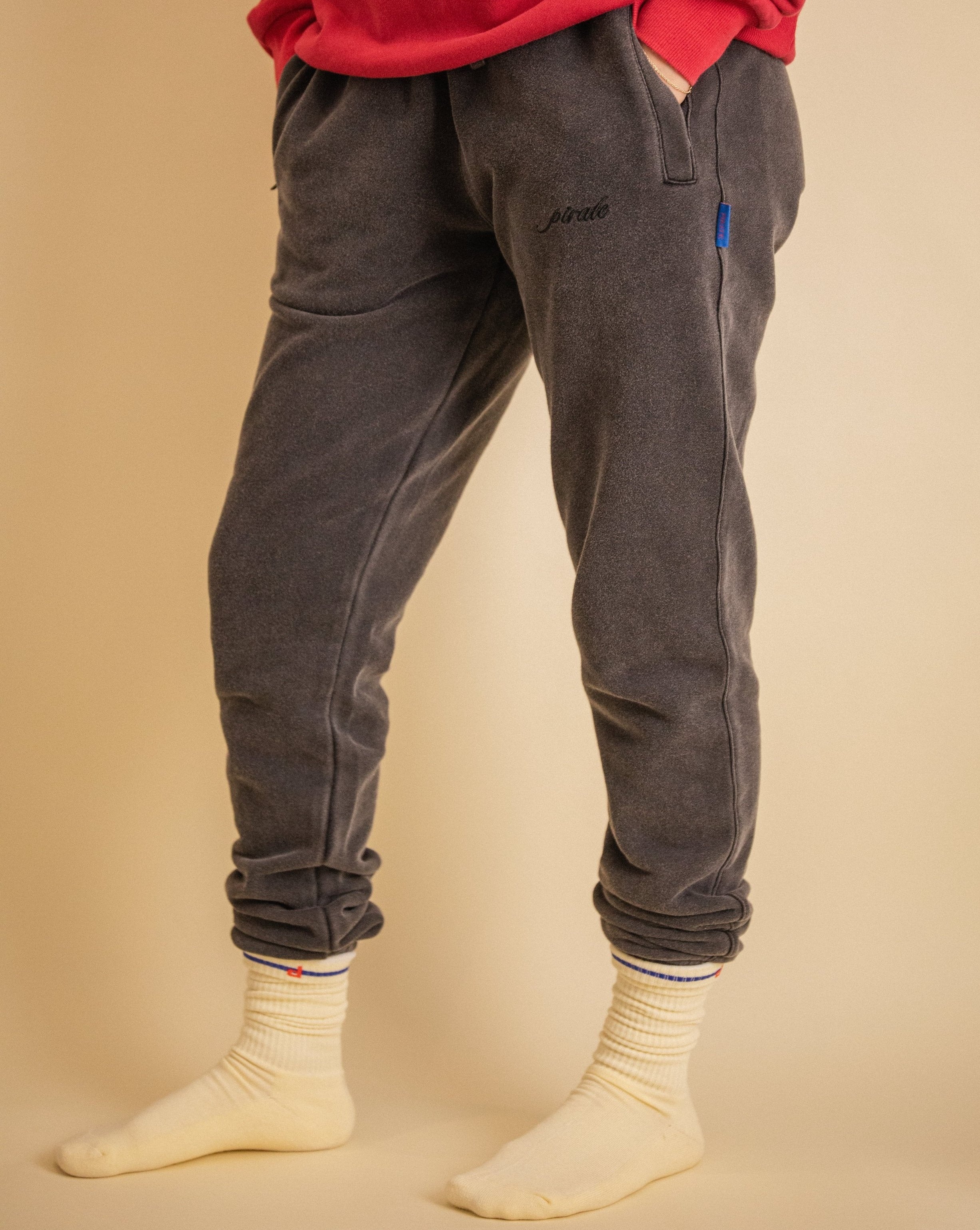 Pirate Hilltop French Terry Sweat Pant (Muddy Black)