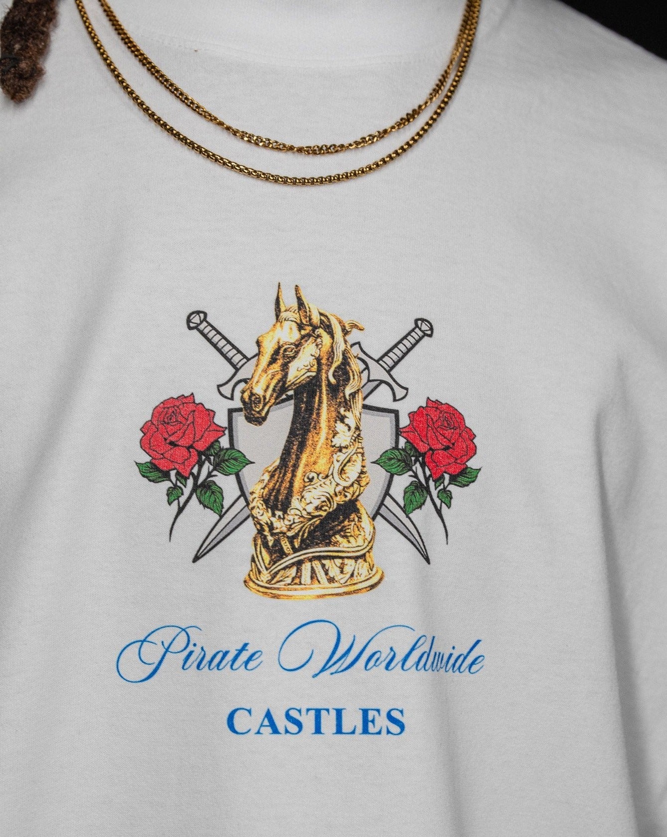 Pirate Castles Knight Tee (White)