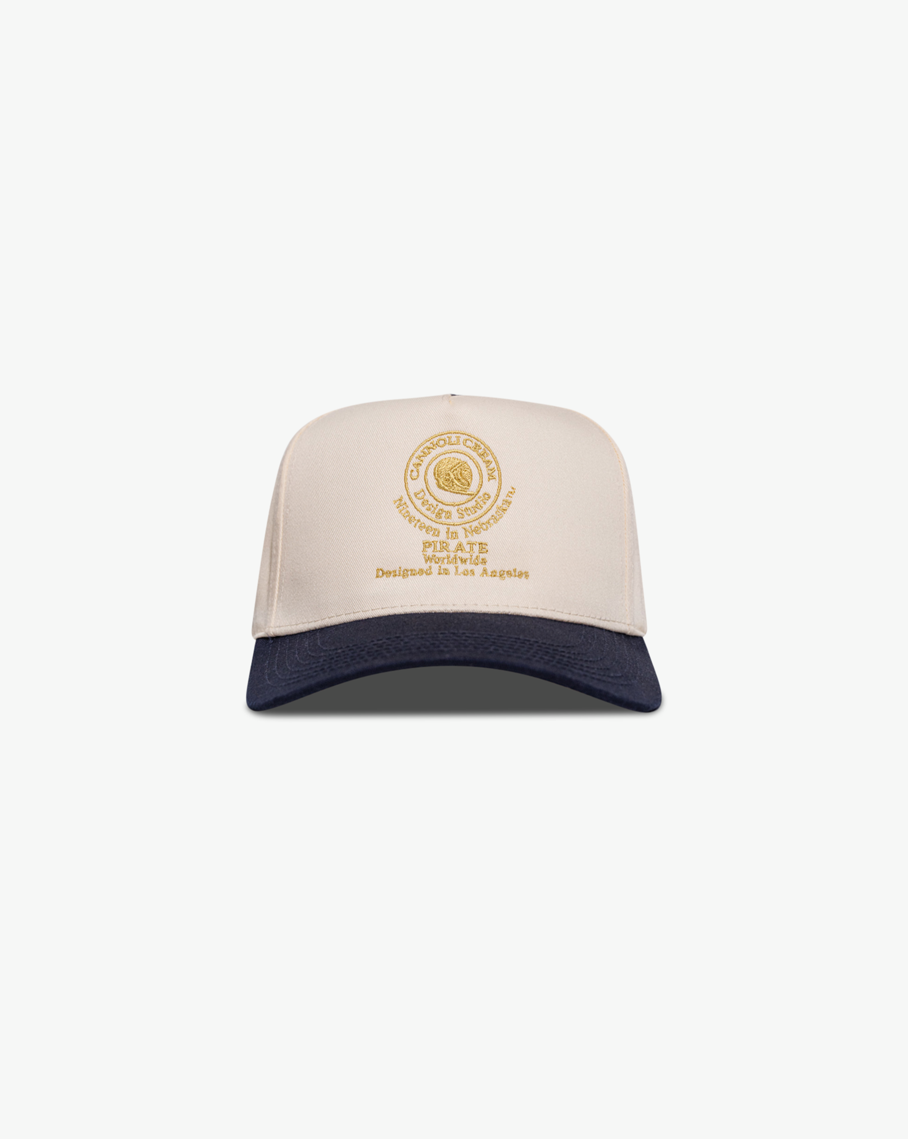 Pirate Cannoli Cream Design Studio Hat (Cream/Navy)