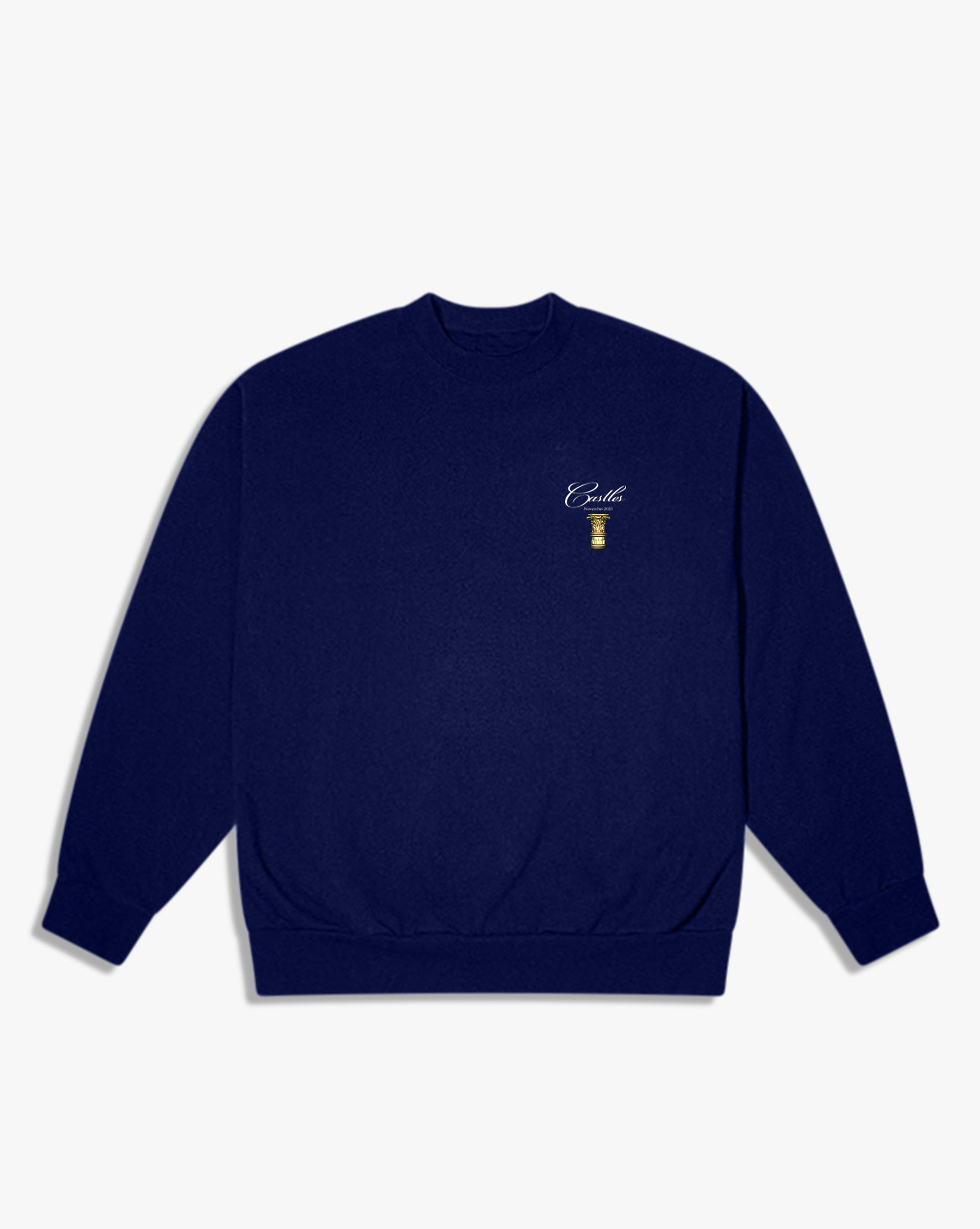 Pirate Castles Crewneck Sweatshirt (Navy)