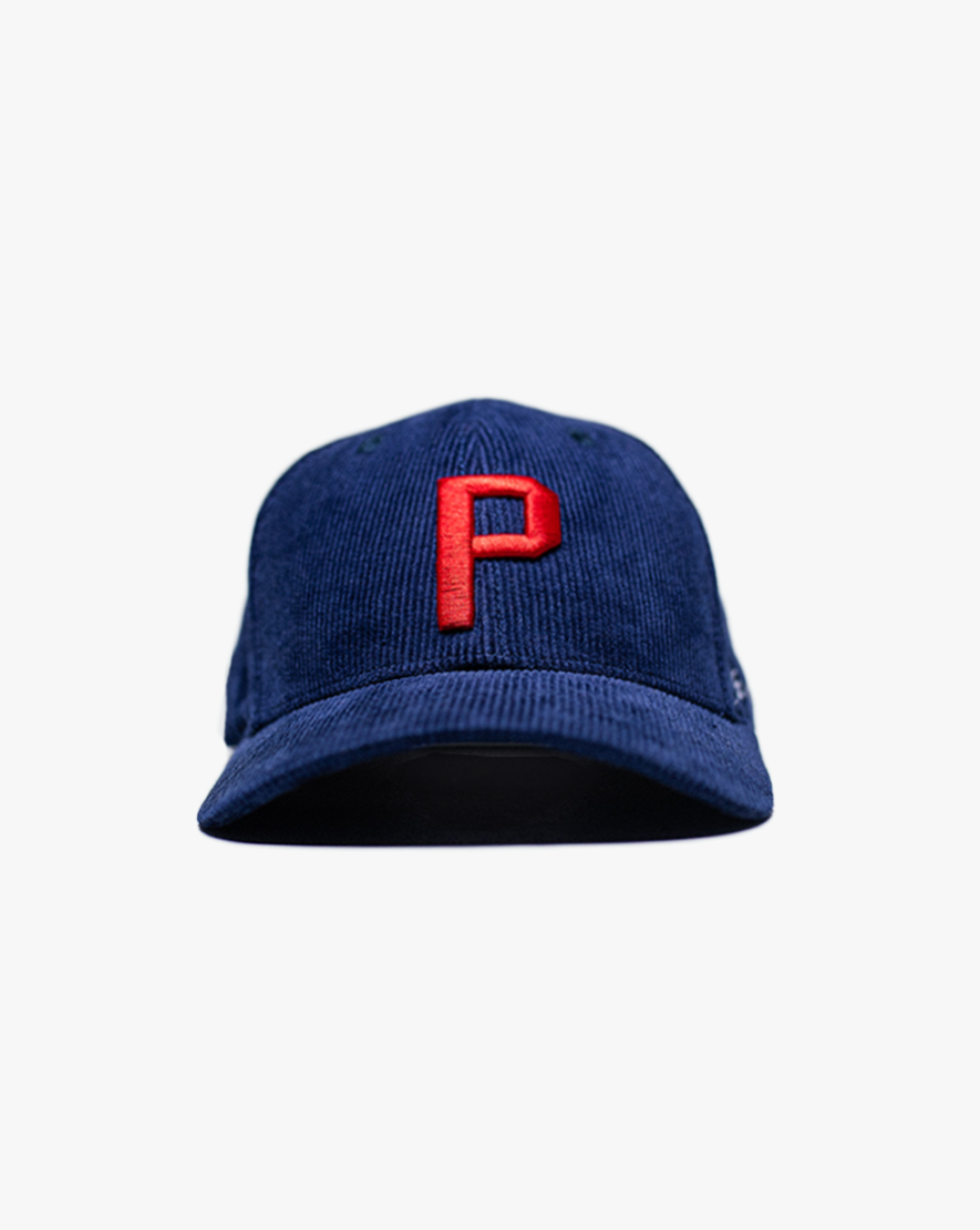 Pirate P Corduroy Hat (Navy)