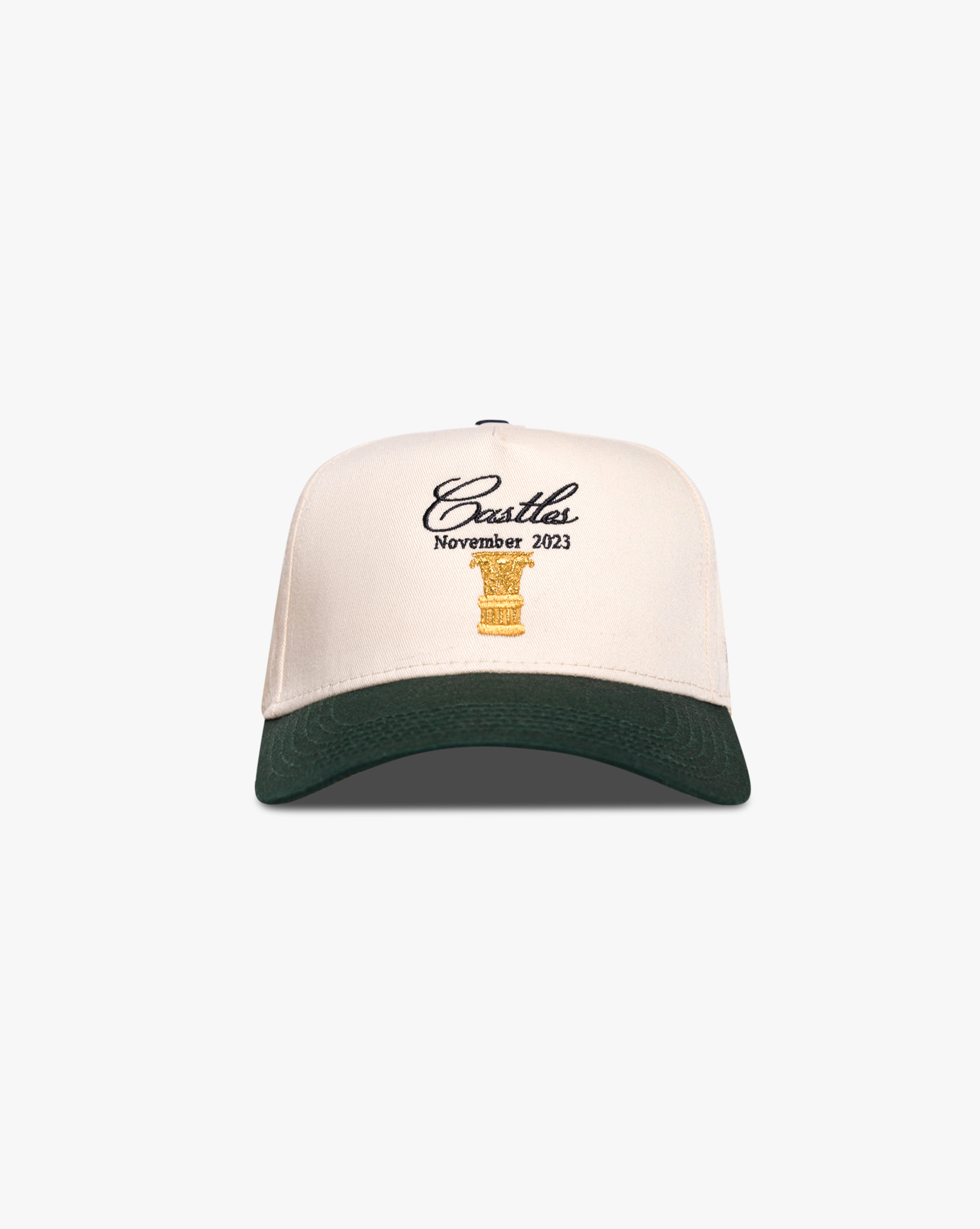 Pirate Castles Hat (Cream/Emerald Green)