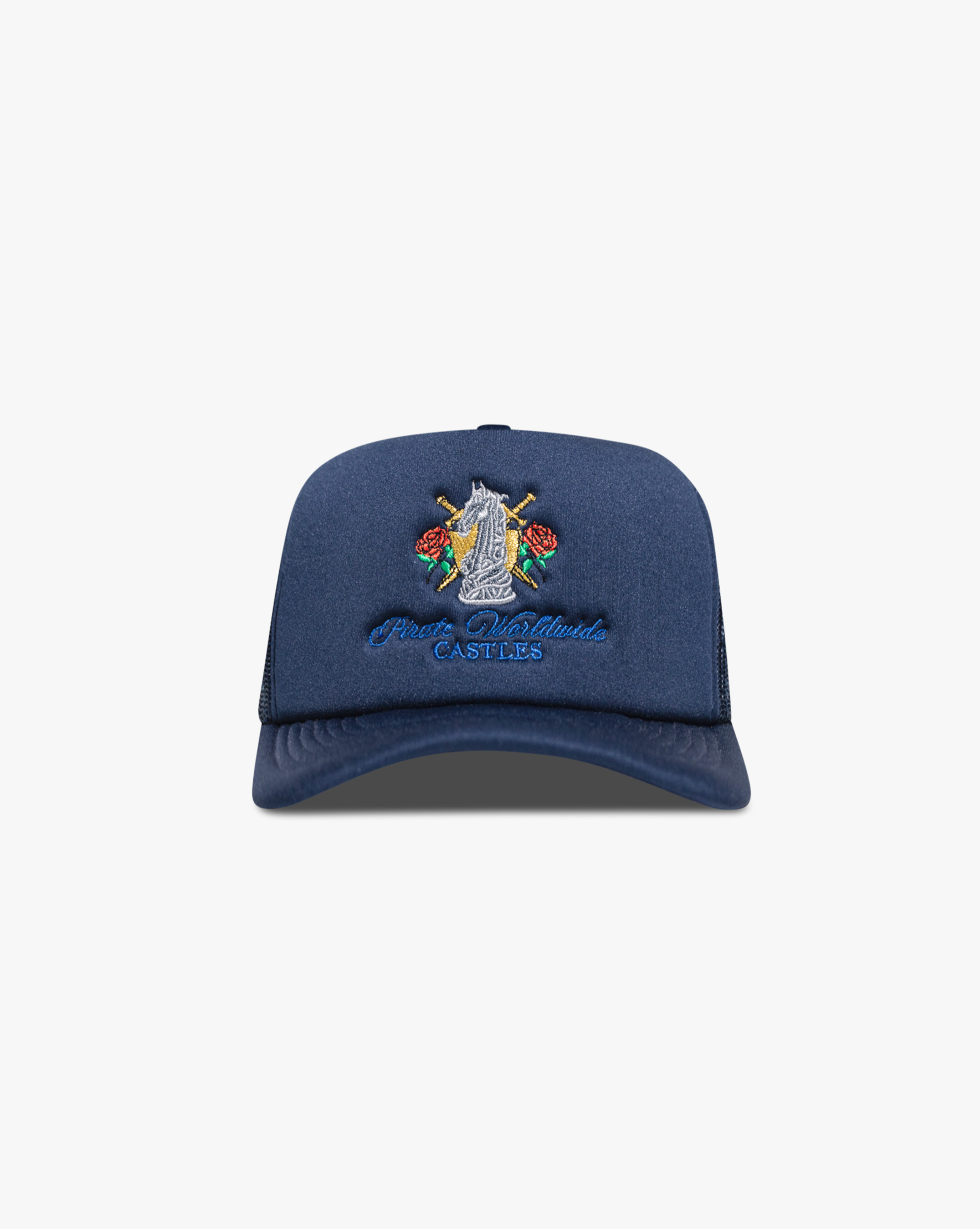 Pirate Castles Knight Trucker Hat (Navy)