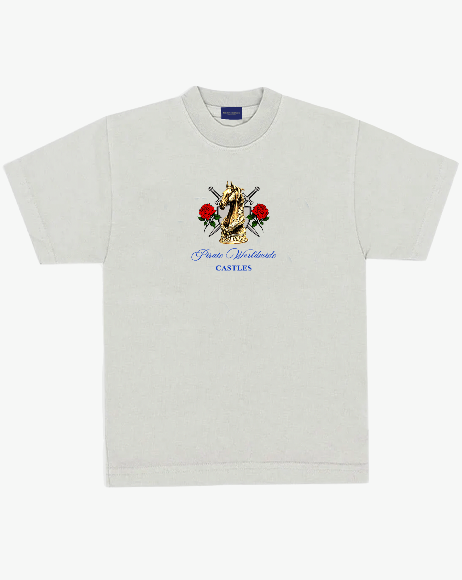 Pirate Castles Knight Tee (White)