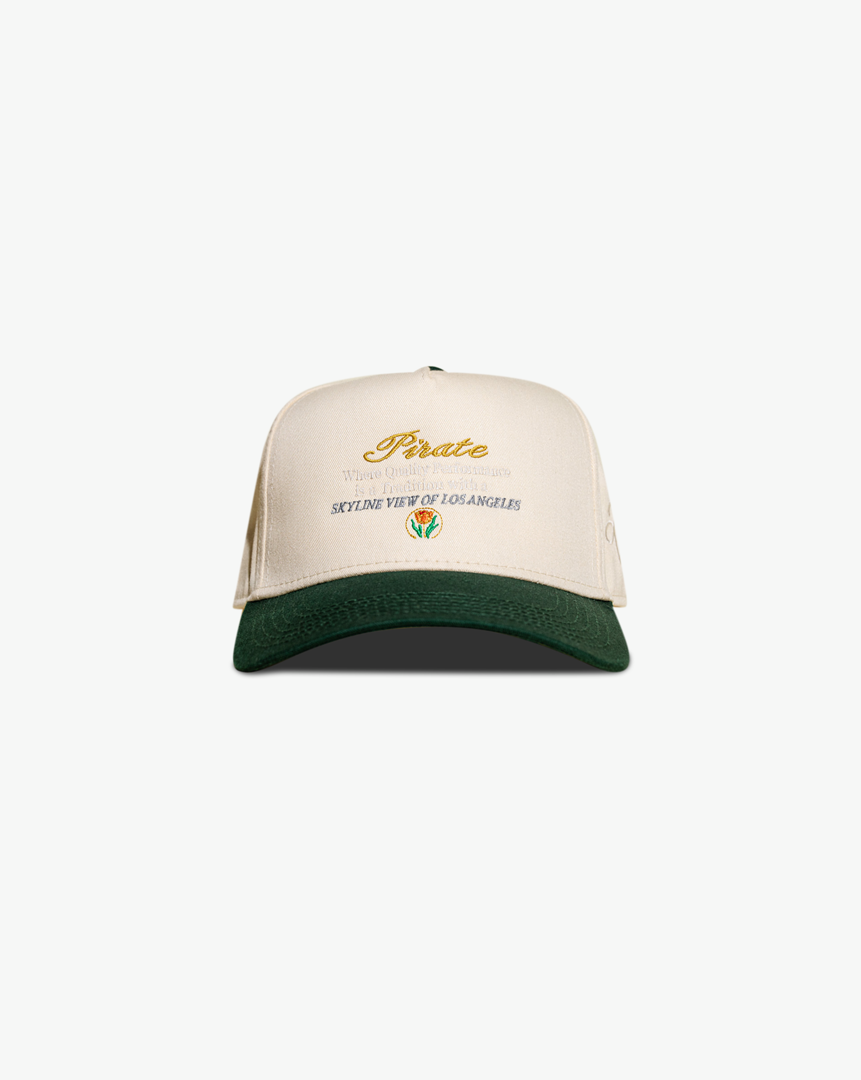 Pirate Skyline View Hat (Cream/Green)